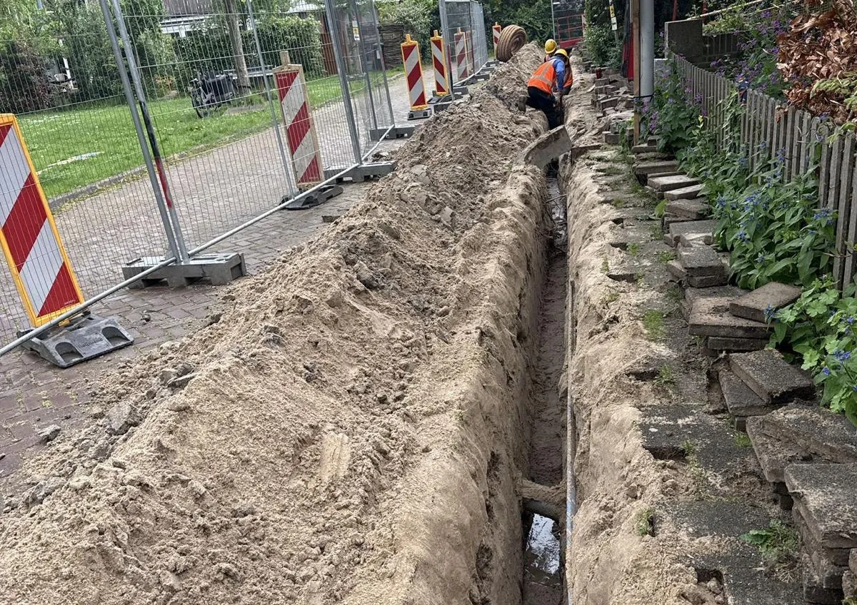Werkfoto van ons project in Amsterdam-Noord