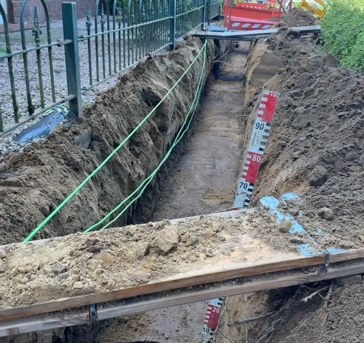 Werkfoto van ons project in Beek