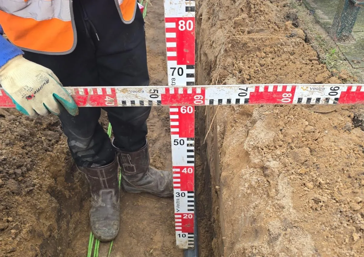 Werkfoto van ons project in Beek