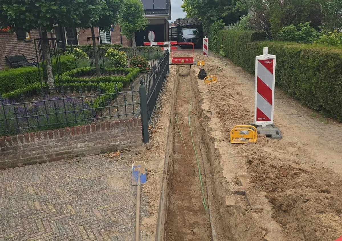 Werkfoto van ons project in Beek