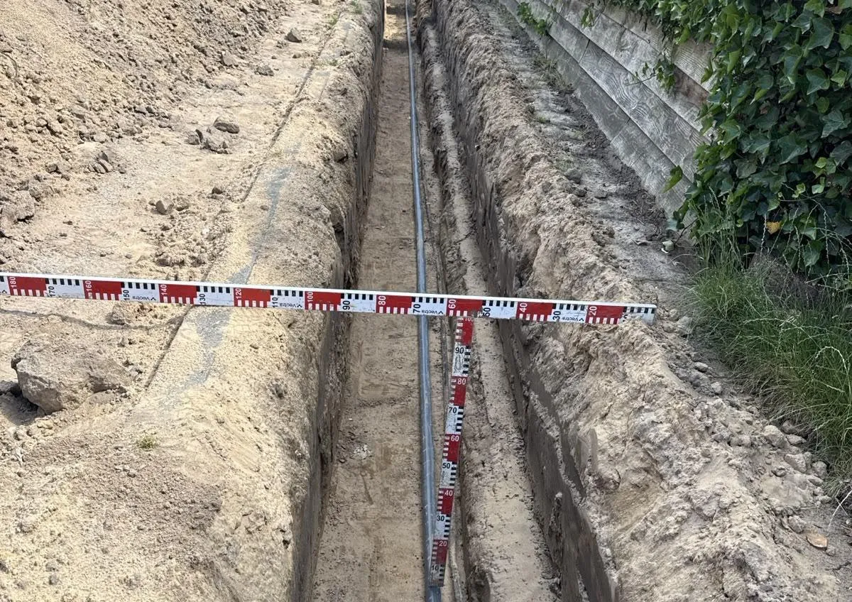 Werkfoto van ons project in Beek
