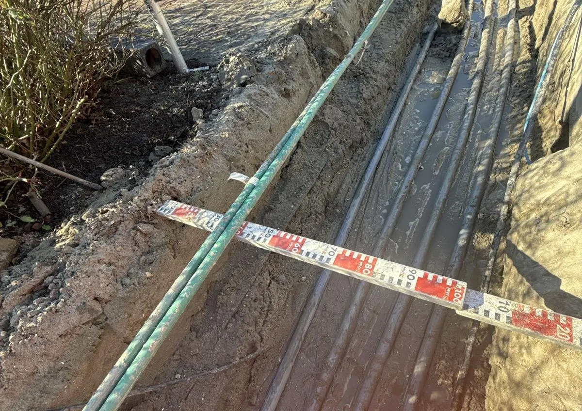 Werkfoto van ons project in Oostvoorne